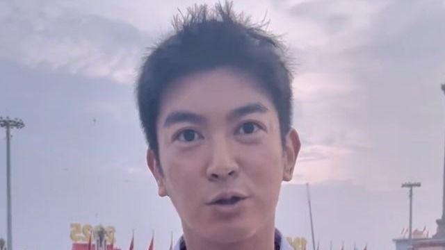 知名演员杜江观礼阅兵，心情无比激动，直言：一生中最难忘的一天