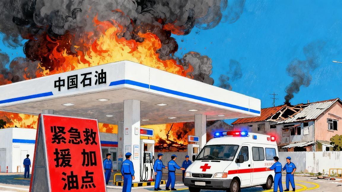 香港大埔火灾告急，中国石油紧急驰援，油站变身“生命救援线”