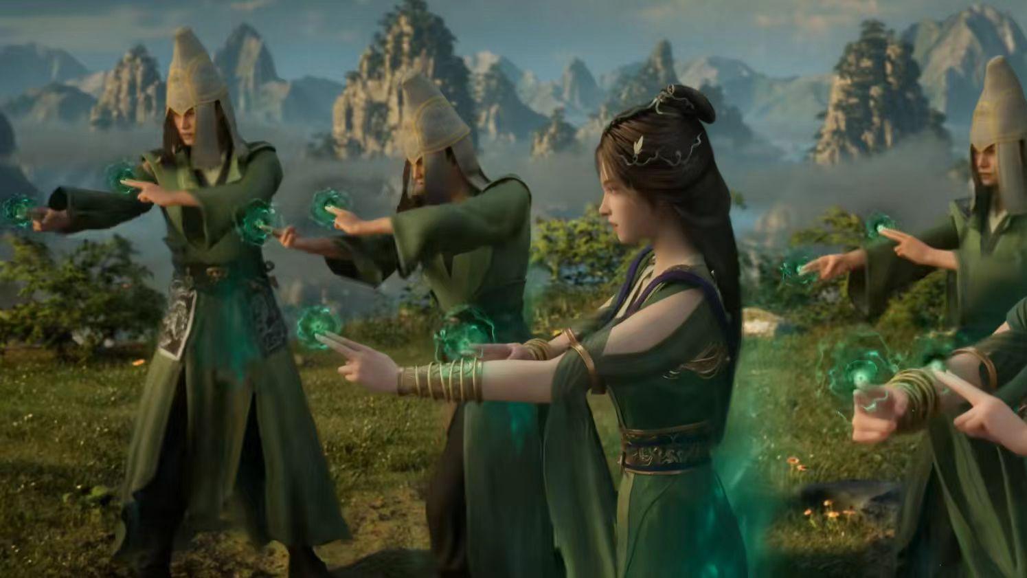 凡人修仙传：童老鬼老缠住两美女，还做出嘴上互动，云芝好惨呀