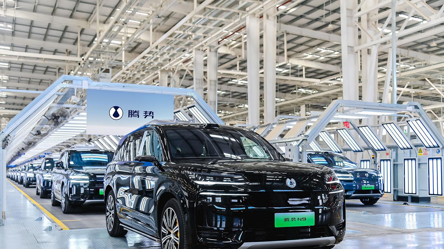 腾势N9成为旗舰SUV爆款，第10000辆整车下线，累计交付破9000+