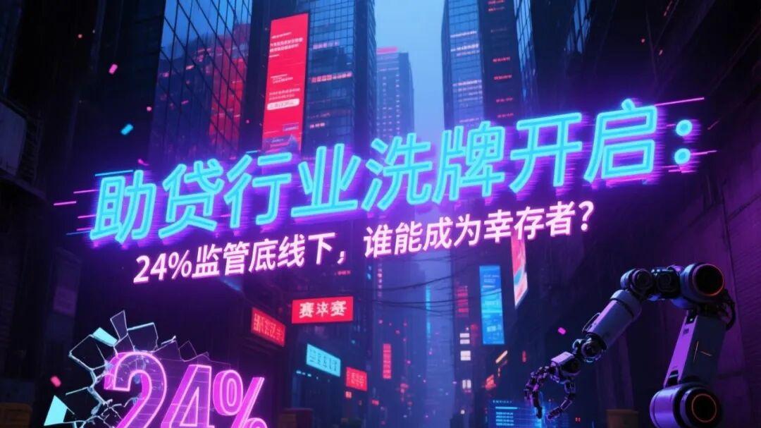 助贷行业洗牌开启：24%监管红线下，谁能成为幸存者？