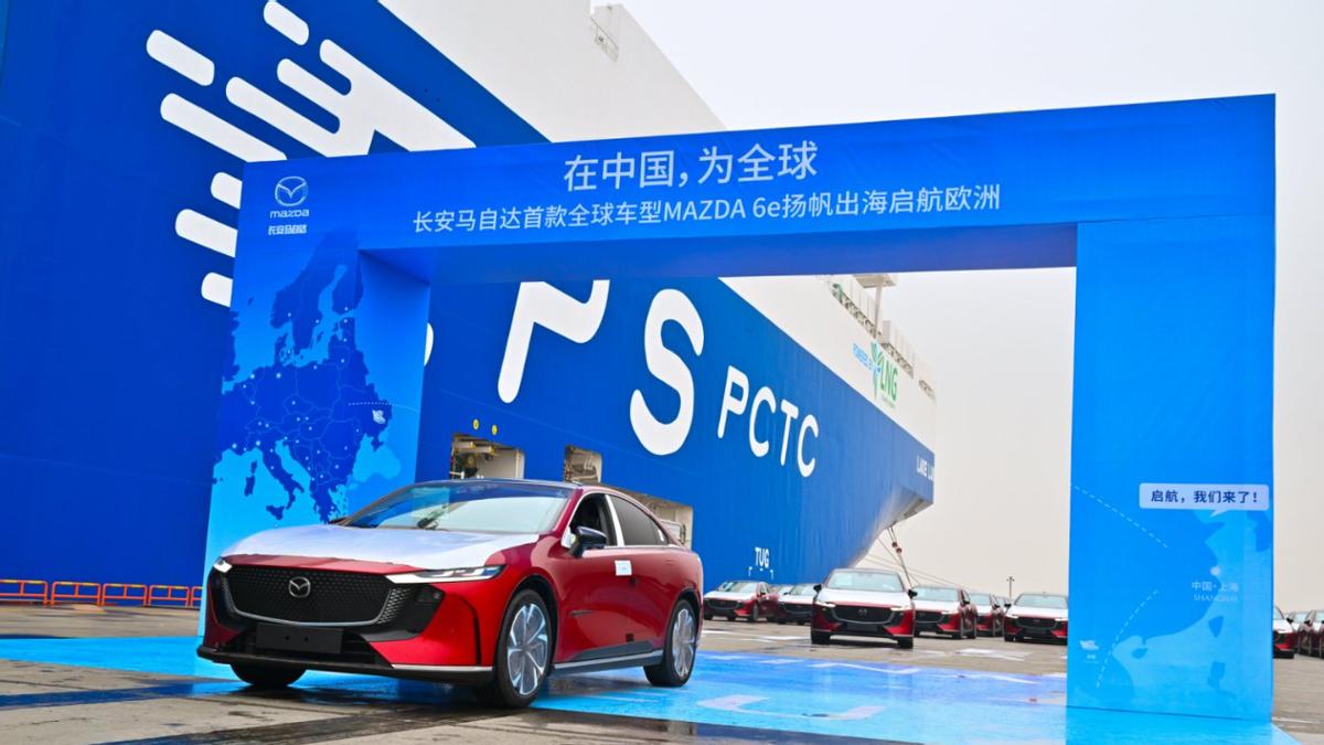 长安马自达加速全球化破局，MAZDA 6e首航欧洲开启新征程