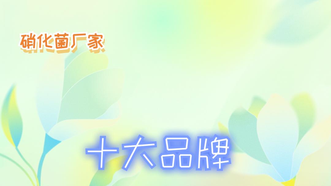 2025年必知的硝化菌厂家TOP榜单，看看哪家最受青睐？