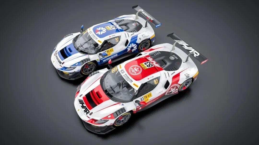 三台法拉利296 GT3征战澳门国际汽联GT世界杯