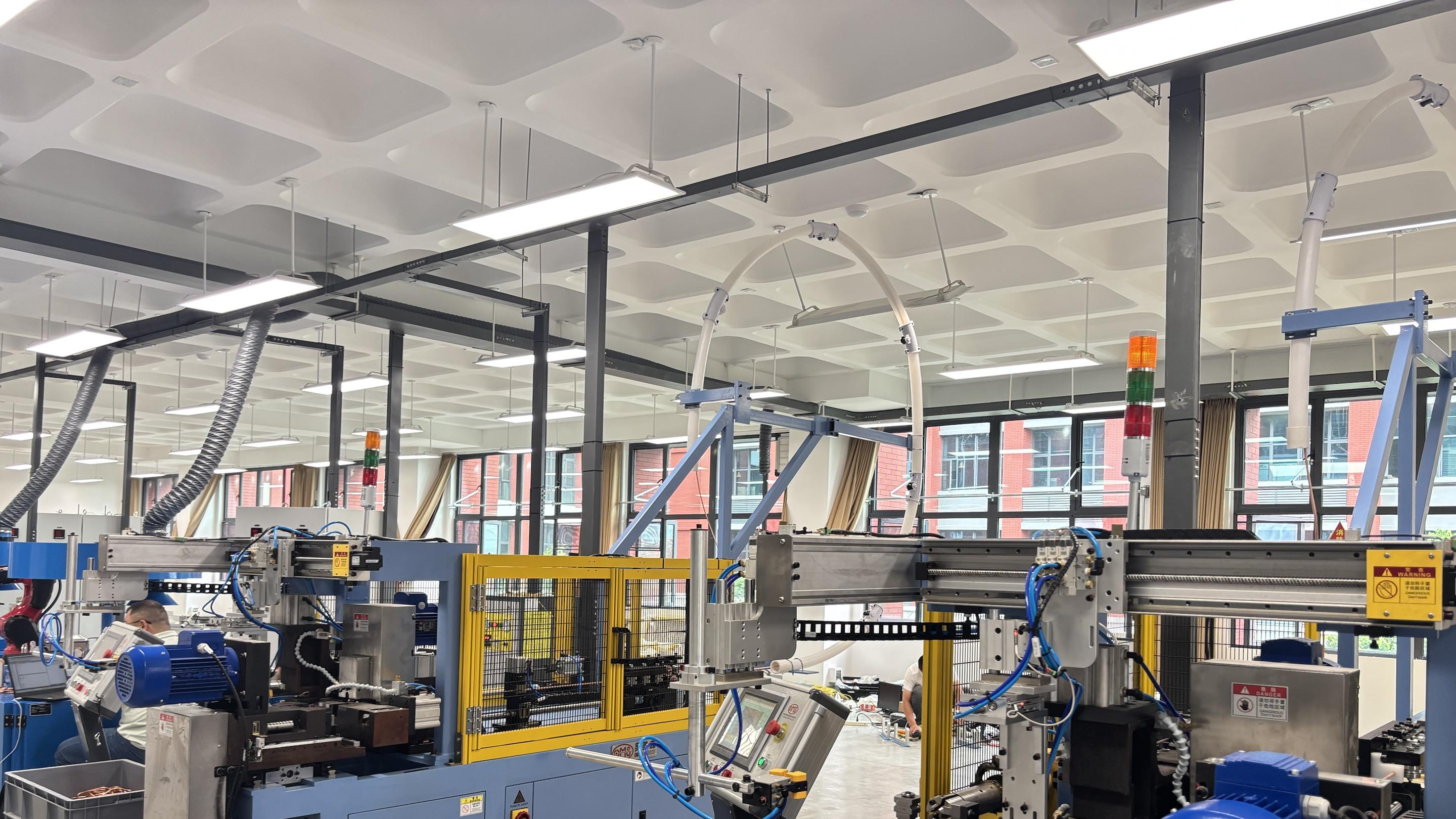 湖北一高职院校空调管产线建设完成