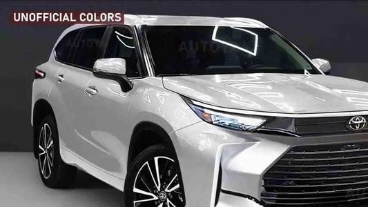 2026款丰田汉兰达曝光，造型更犀利，内饰微调，新增2.4T混动