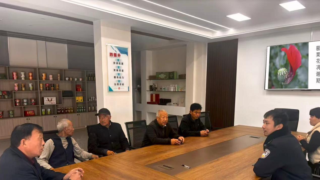 温县武德镇派出所禁毒宣传进农村