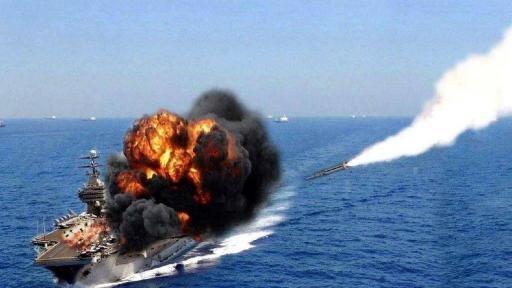 中国罕见公布模拟：美军突然袭击，1艘055被“击中”