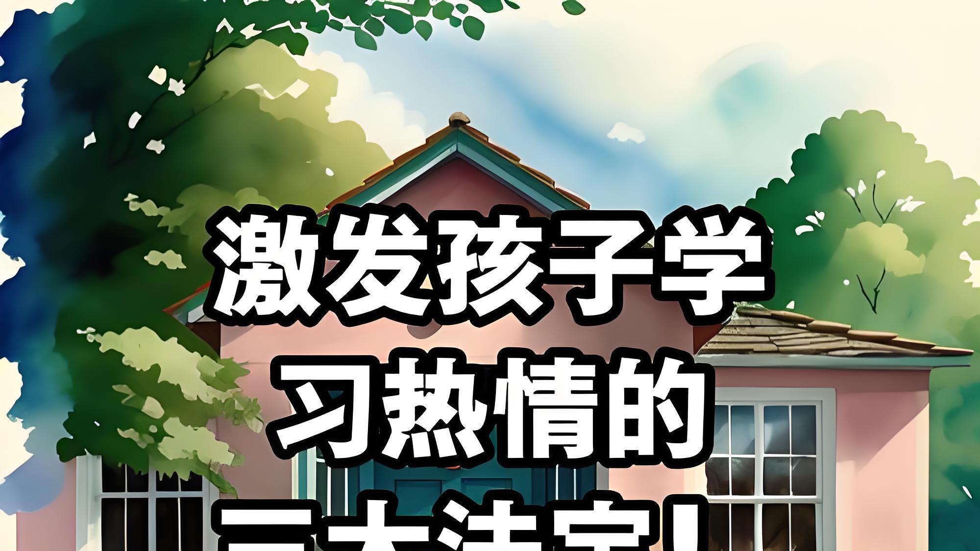 如何点燃孩子的学习热情？父母必须做的三件事