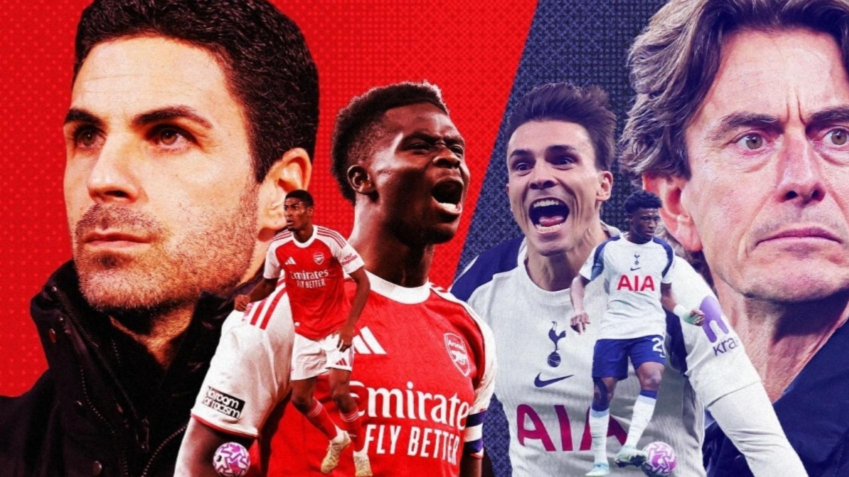 北伦敦德比！阿森纳vs热刺，枪手主场延续不败？热刺欲破魔咒！