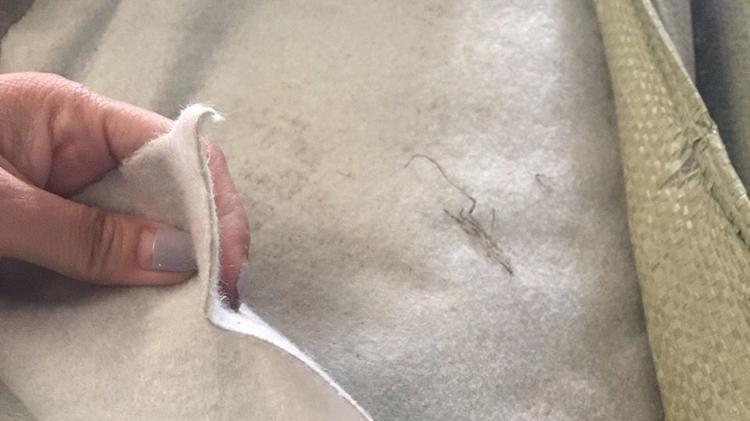 土工膜破损修补处理流程