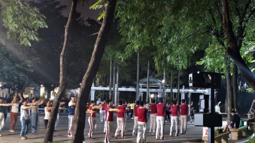 静音舞场 | 皇岗公园用定向音响打造和谐公共空间