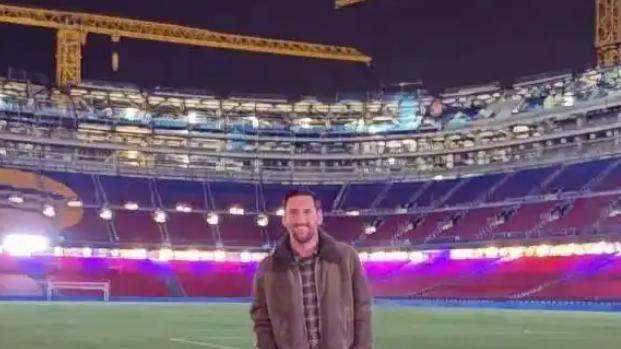 恭喜梅西！或重返巴萨！巴萨9人点赞，尽显球王声望，办退役巡演