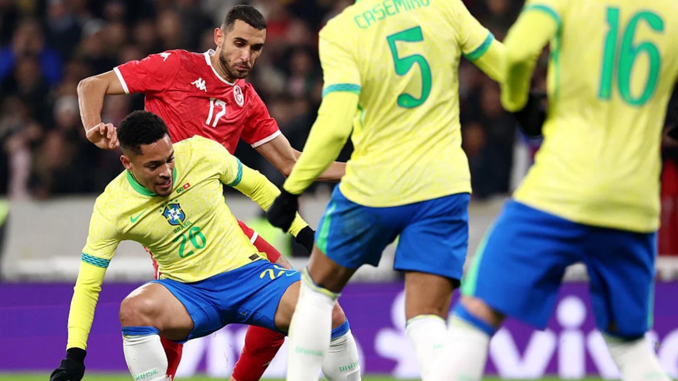 安切洛蒂收获什么？巴西1-1突尼斯：世界杯前表现起伏大原因何在？