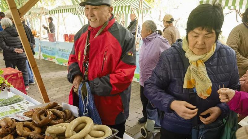 河北净菜“六进”活动走进北京建国门 丰富首都市民餐桌
