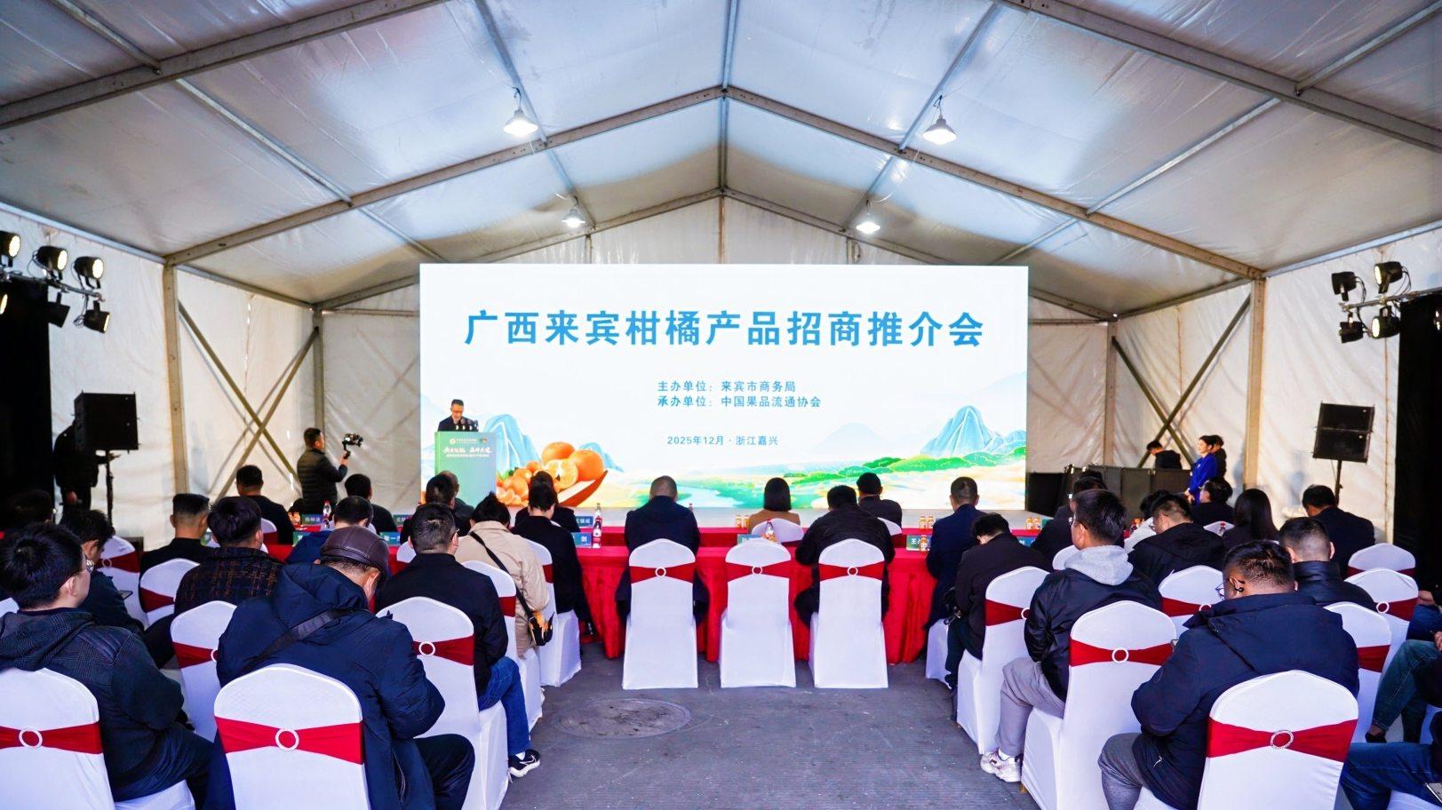 广西来宾柑橘产品招商推介会在浙江嘉兴举行