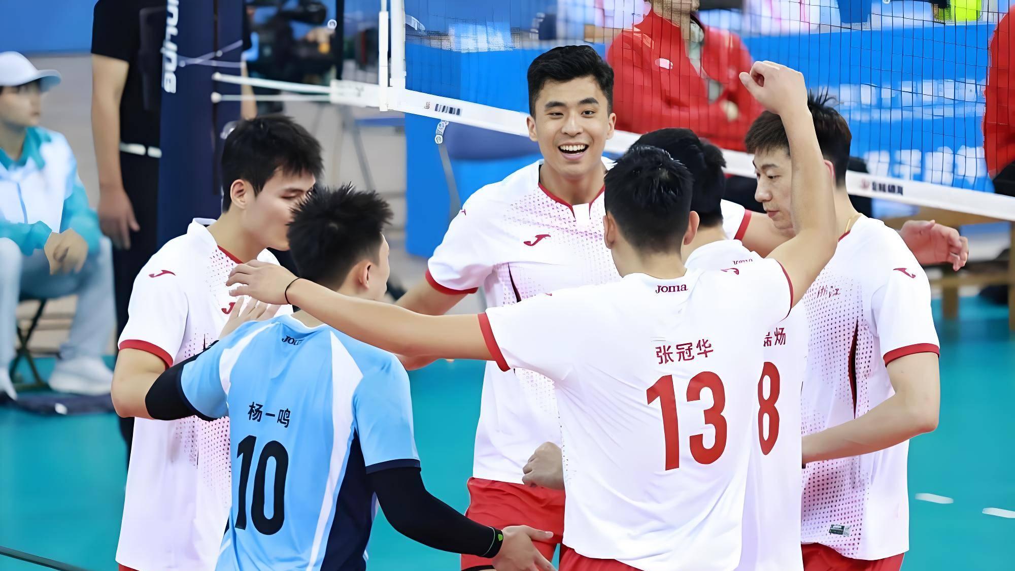 11月18日全运会男排成年组1/4赛程，天津男排功亏一篑！