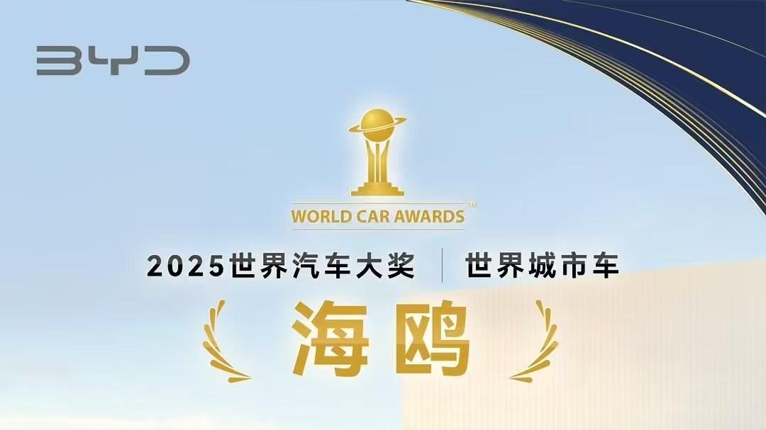 比亚迪海鸥入选《时代周刊》2025 最佳发明