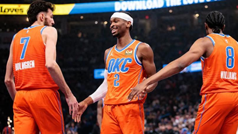 24胜1负震碎联盟追平73胜勇士！雷霆两节打卡净胜太阳49分