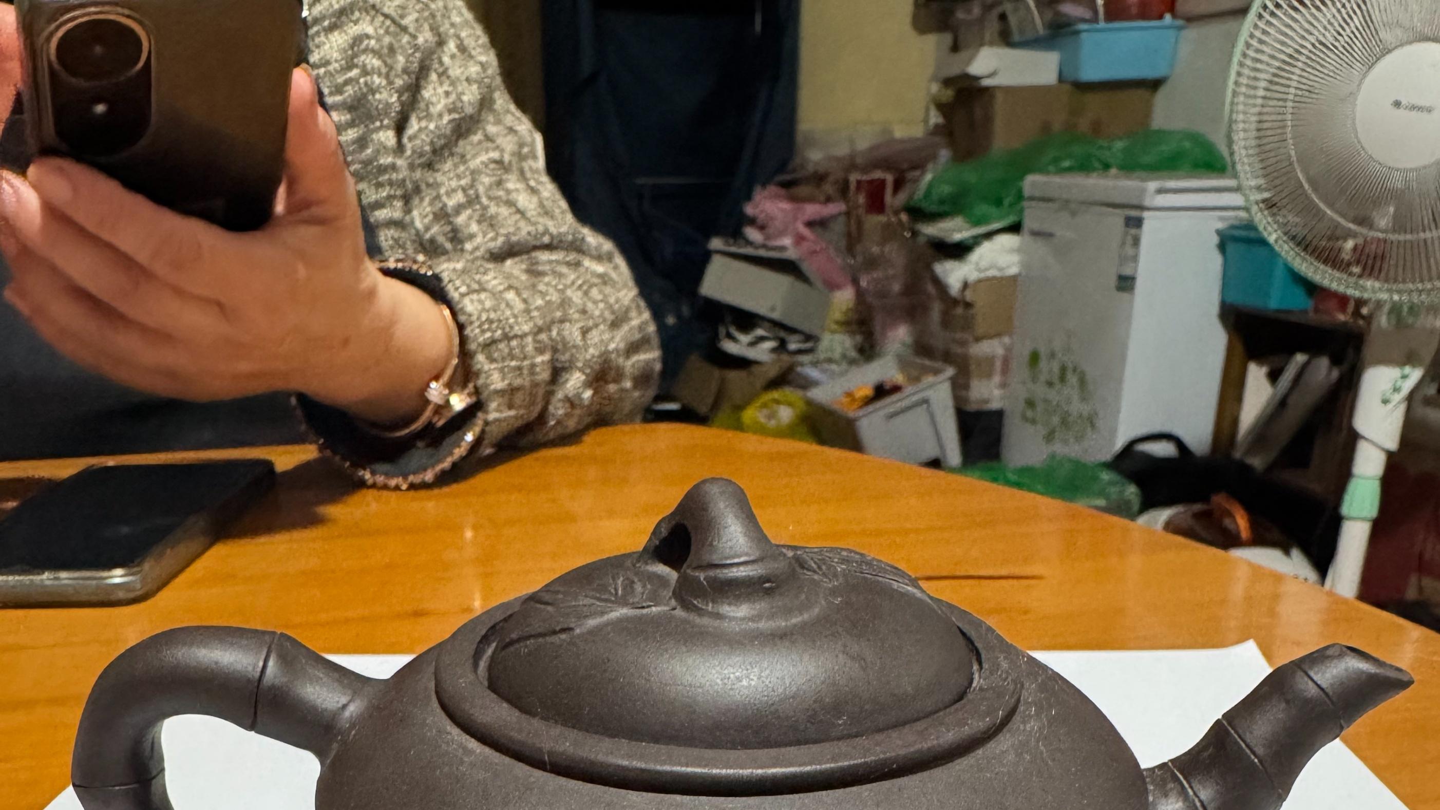 宜兴竹节紫砂壶：竹影入砂壶，一泡见清欢