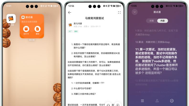 专访 2024HarmonyOS 创新赛二等奖面试通：挑战极限开发，重构面试学习工具