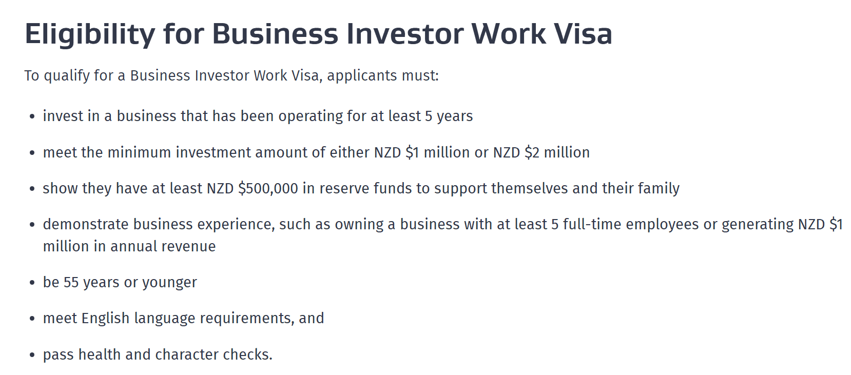 新西兰投资移民BIV签证11月24日开放，100万纽币拿身份