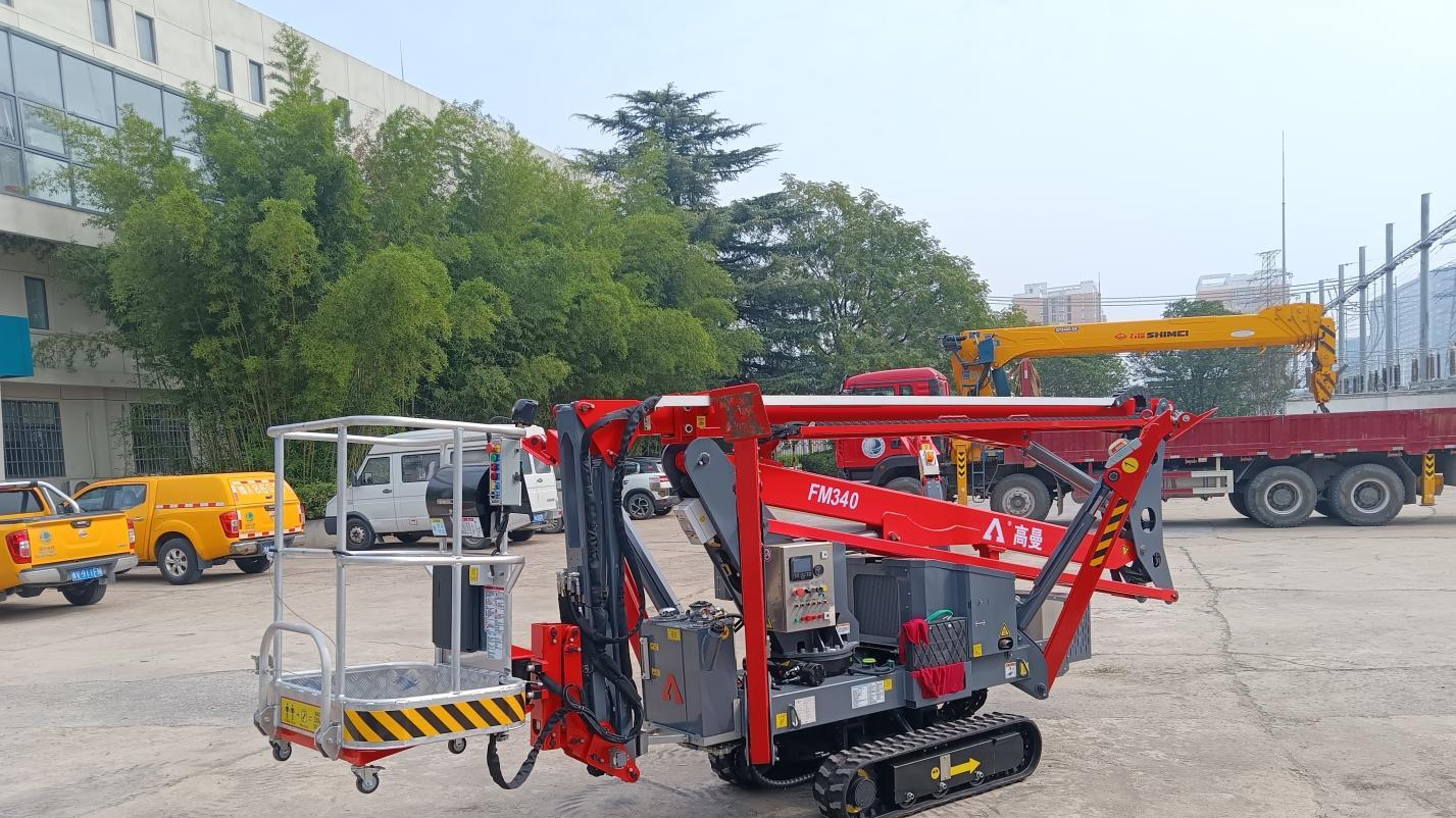 高曼重工蜘蛛车交付郑州电力，赋能电网运维