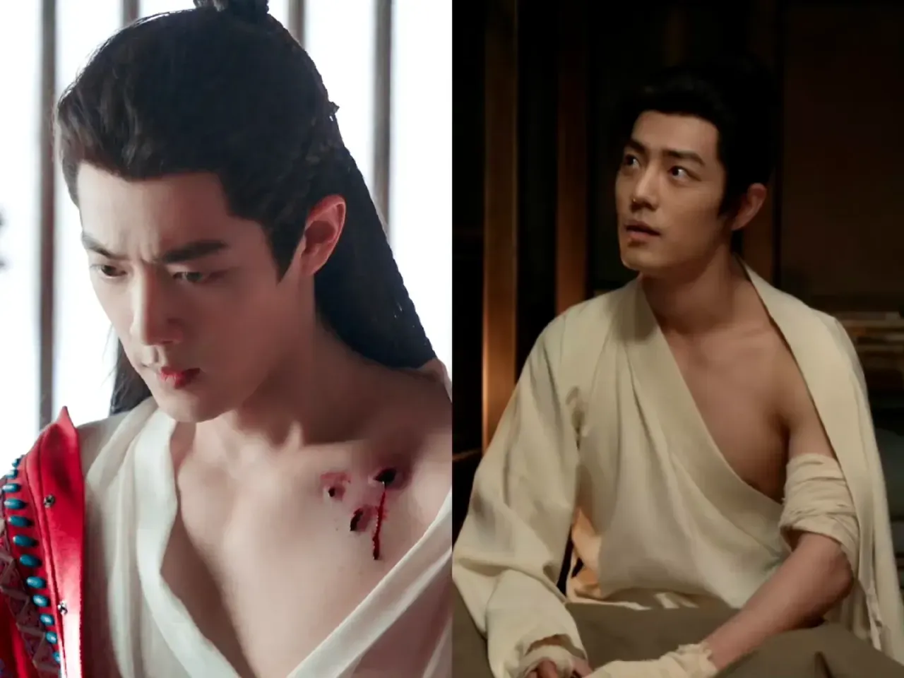 泡澡戏暴露演员身材，《藏海传》肖战VS《折腰》刘宇宁，差别明显