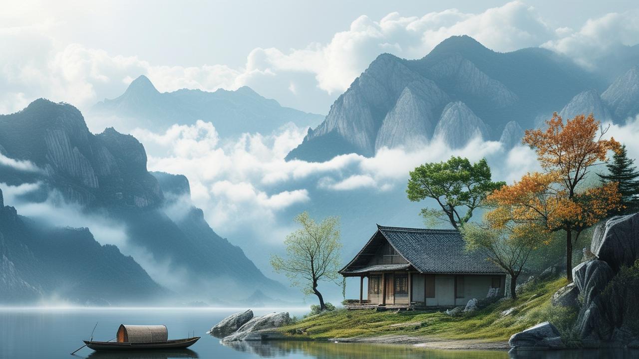 被时间温柔藏起的星座：青瓦微雨夜，无声也动情