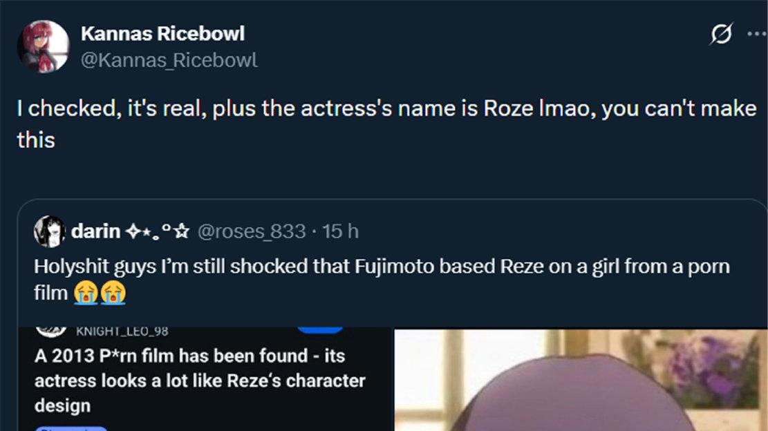 《电锯人蕾塞篇》女主造型讨喜，藤本树哪来的灵感？网友给出答案