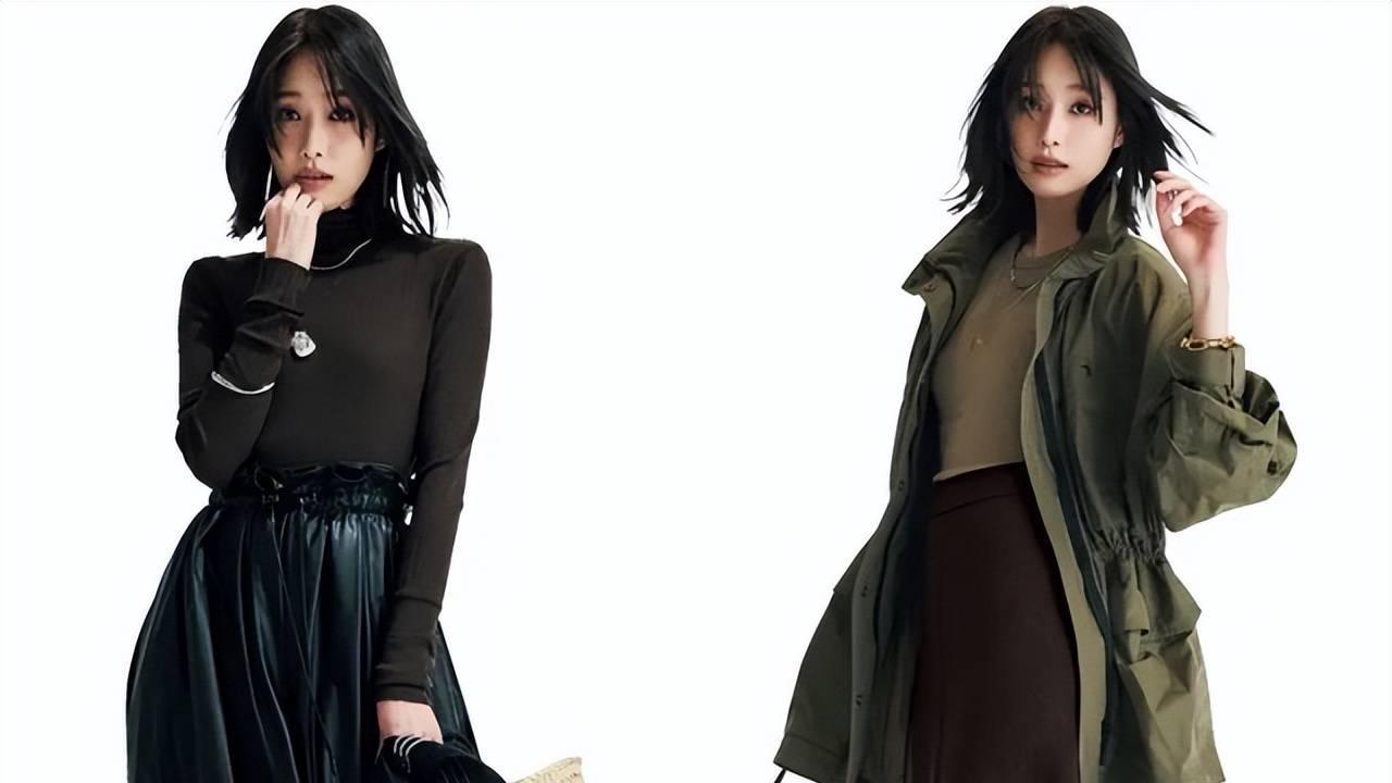 秋冬试试“深邃色”搭配，显白提气质，让你时髦得不费力气