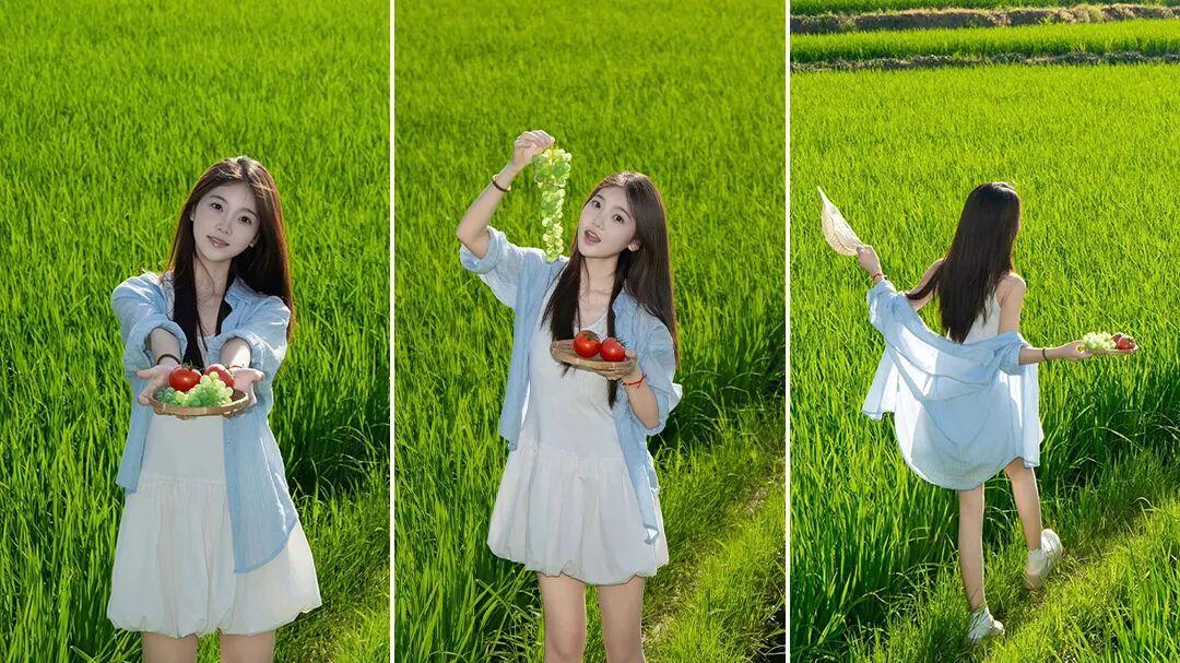 稻田拍照：7个摆姿技巧，轻松Get清新田园风大片