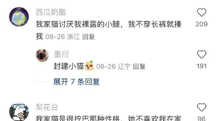 每一只小咪都有自己的雷点，好可爱