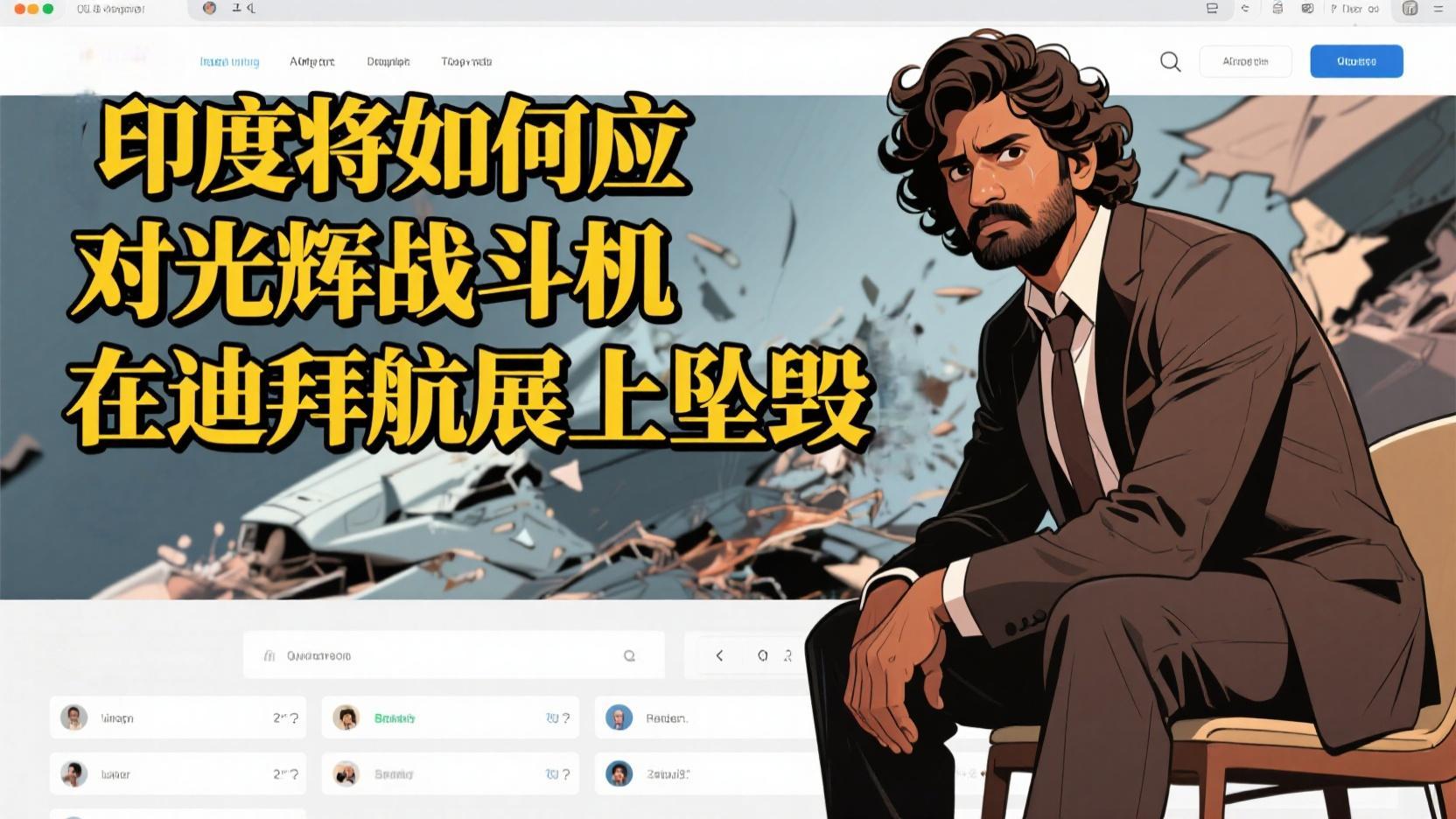 国宝战机当众坠毁，外网评论区杀疯了：这就叫大国自信吗