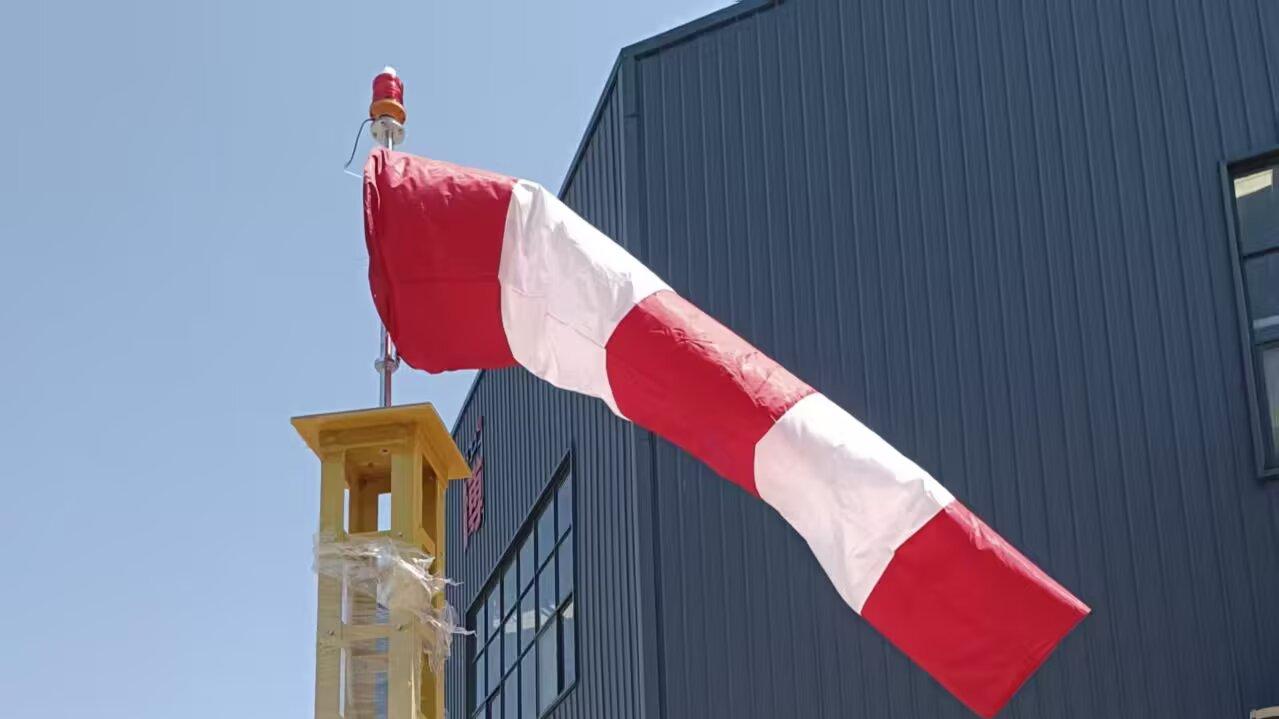 10米人工气象观测站风杆 机场易折易碎风杆支架 自动气象站支撑杆