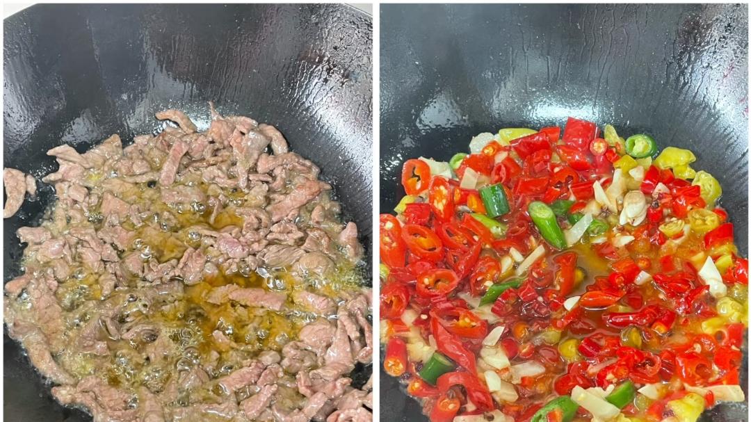 泡椒牛肉：酸辣鲜香，唤醒味蕾的绝妙交响