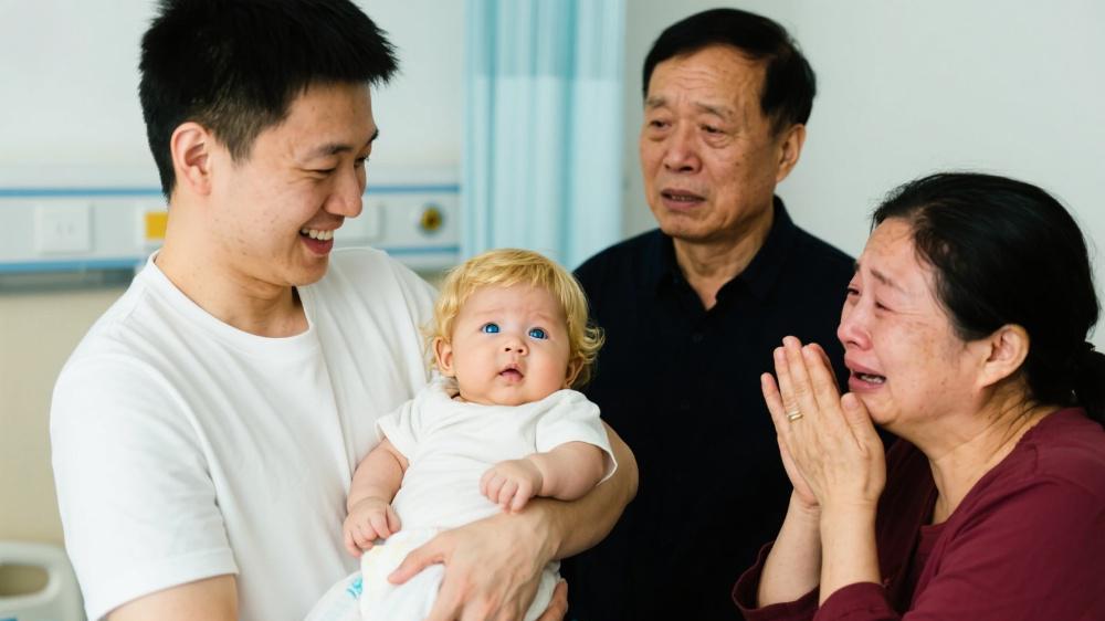 儿媳生下混血女儿，儿子做3次鉴定均为亲生，公公不解，婆婆痛哭