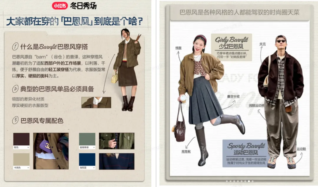 从巴恩风到浅春系，新趋势为何总能在小红书火起来？