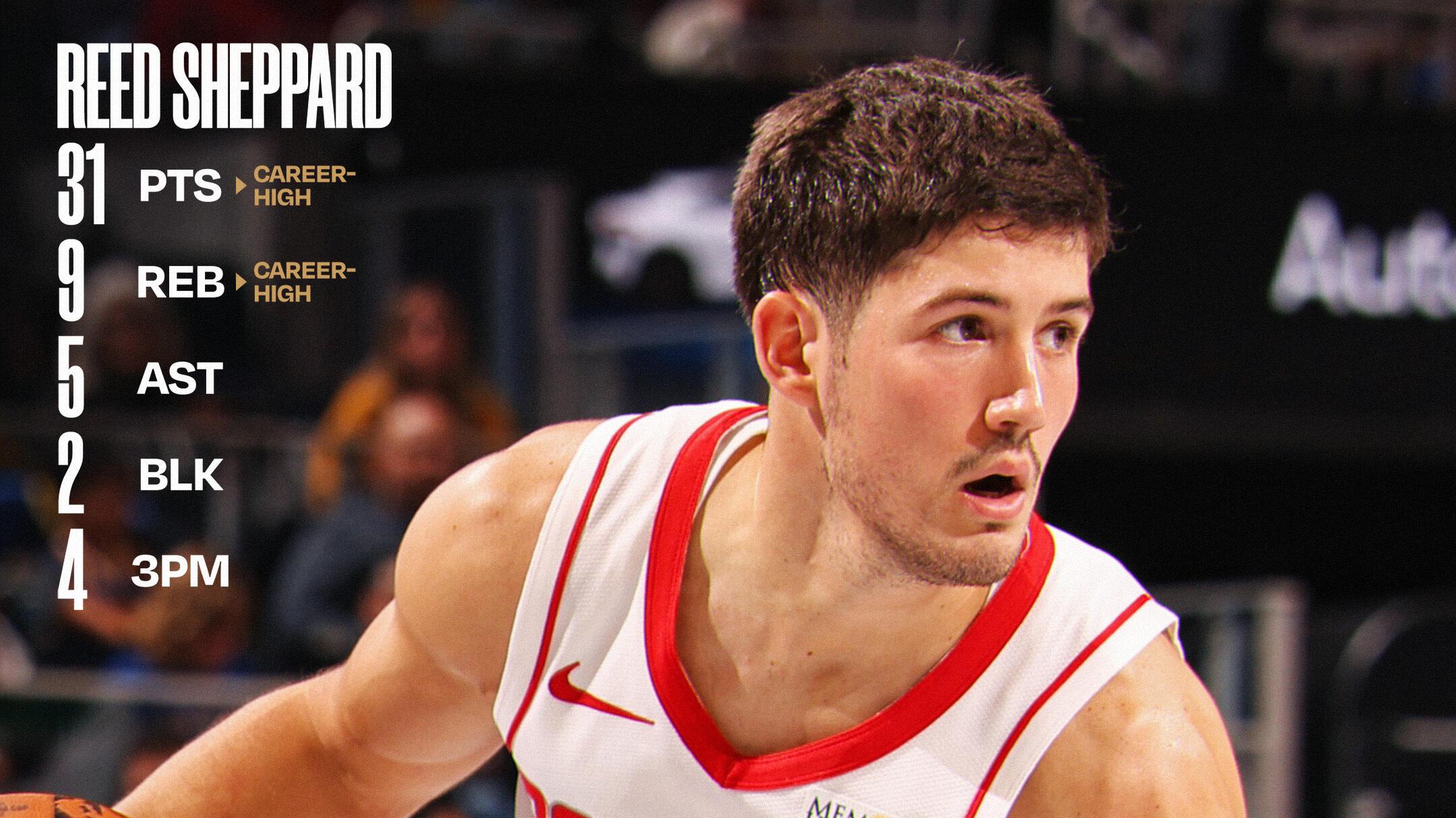 场均净增10分！谢泼德过去3场均22分5助，本赛季至今场均14分