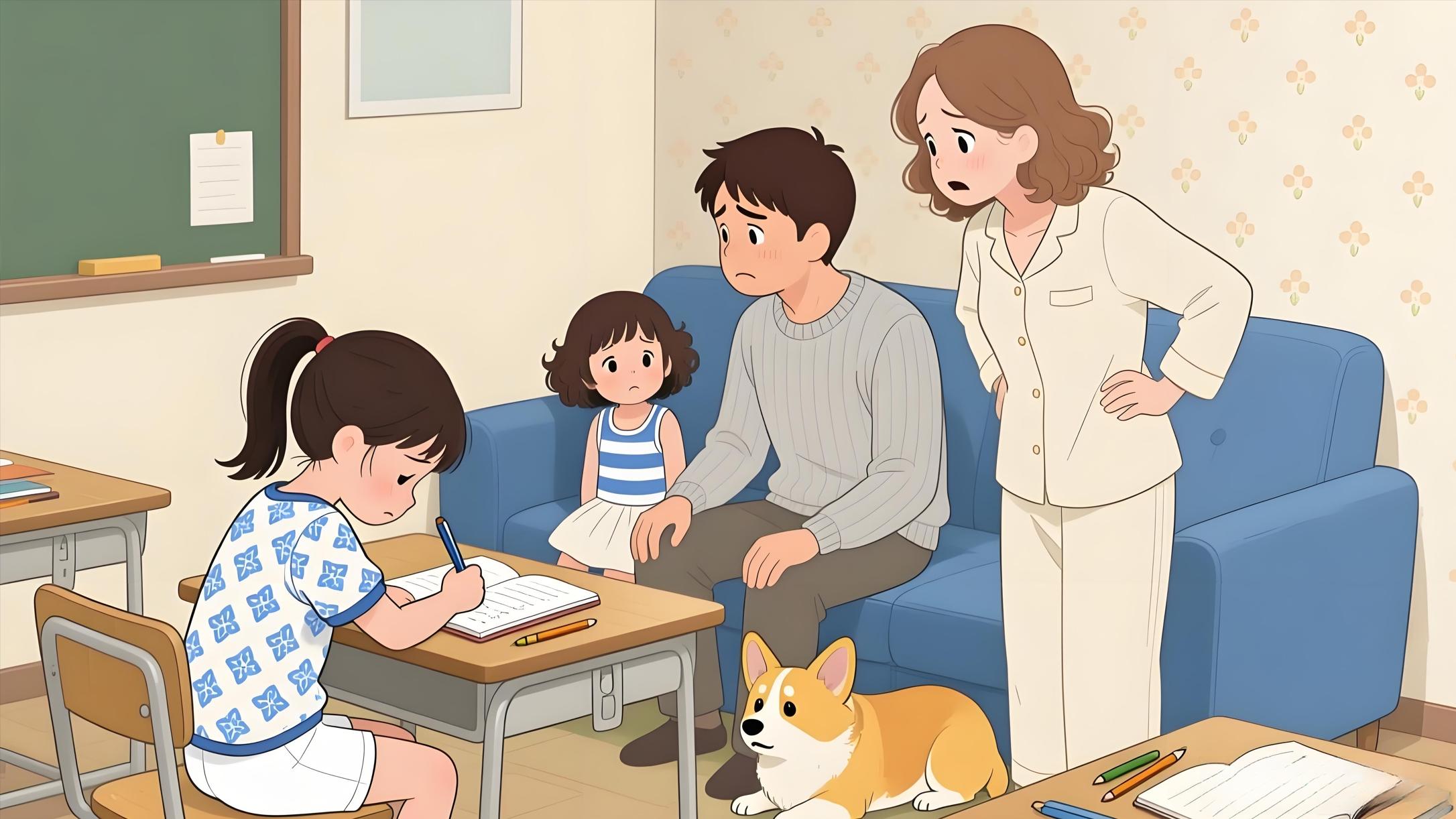 今晚姐姐没顶嘴，我却坐不住了