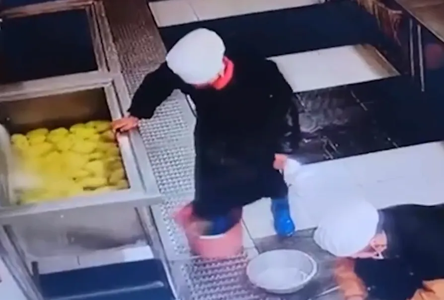 一学校食堂员工用脚洗食材？官方：校长免职！网友：校长冤吗？不冤