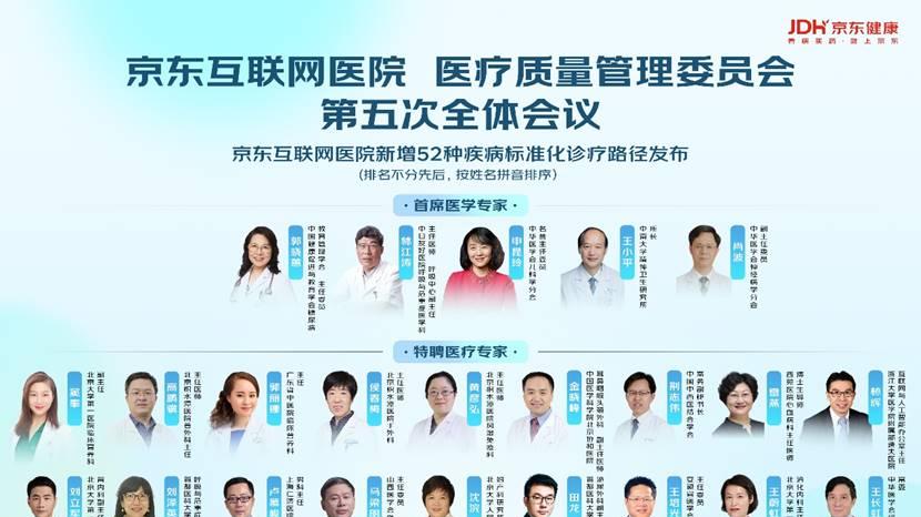 京东互联网医院疾病标准化诊疗路径增至317种