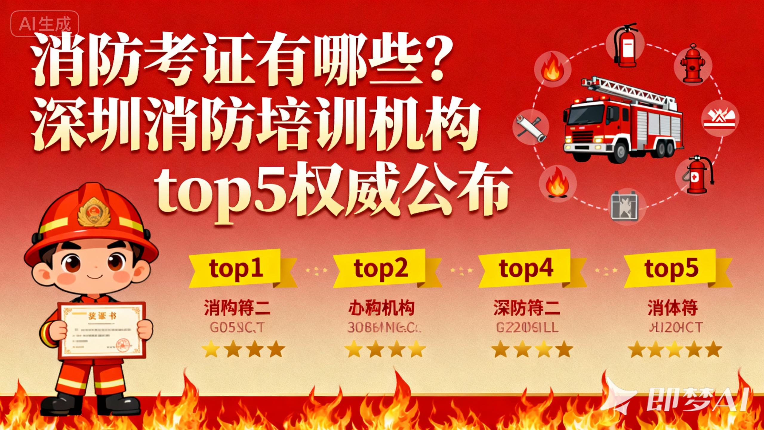 消防考证有哪些？深圳消防培训机构top5权威公布！！