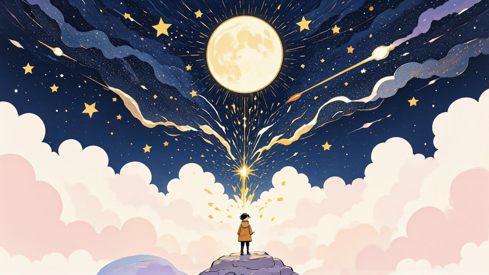 瞄准月亮，星辰为伴：梦想的高度与人生的宽度