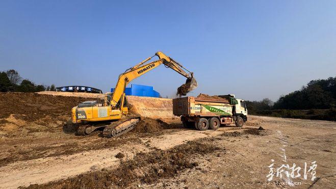 G320湘潭绕城线三期项目农村段正式复工