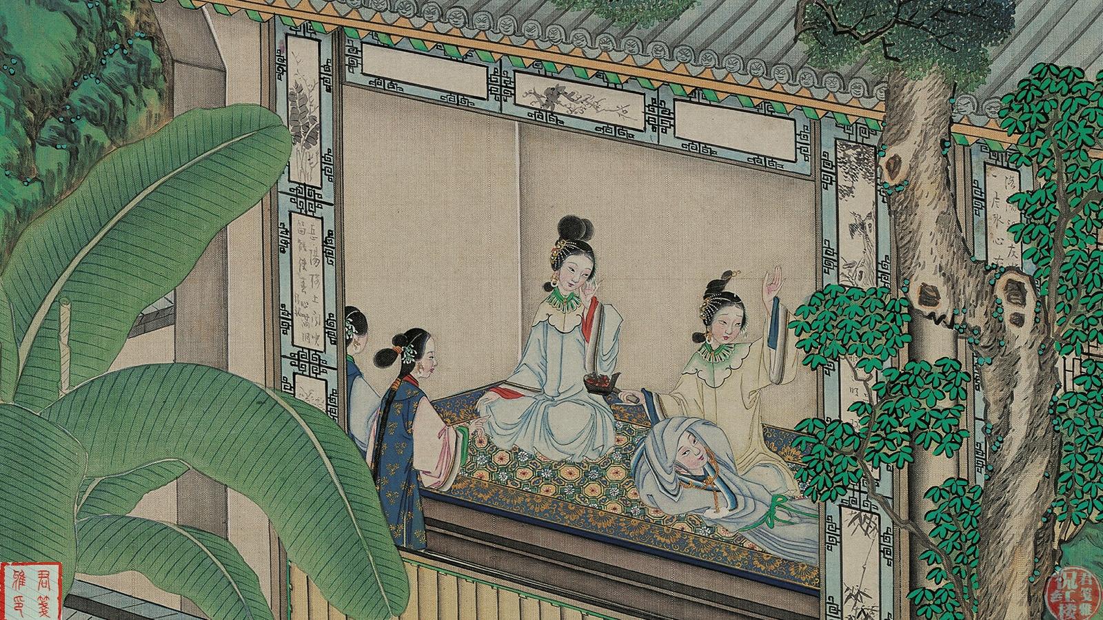 尤三姐笑问道：“可是你们家那宝玉，除了上学，他做些什么？”