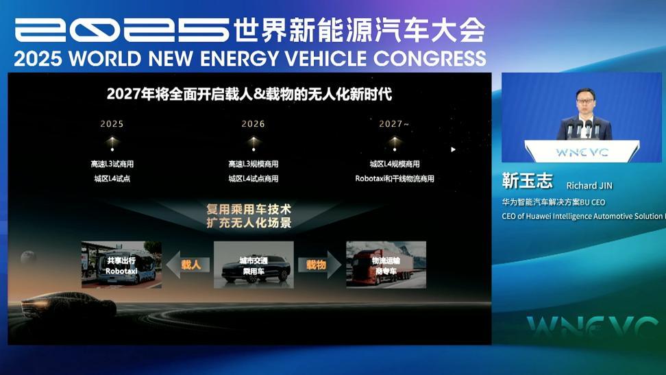 华为靳玉志：乾崑智驾已合作28款车型，搭载量突破100万辆！
