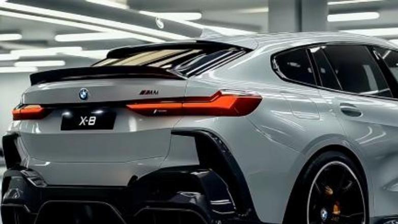 2025款宝马X8亮相：外观气场完爆揽胜，内饰一般，排面+性能都是