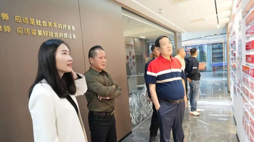 内蒙古冀商联合会孙庆昌会长莅临励炜所考察