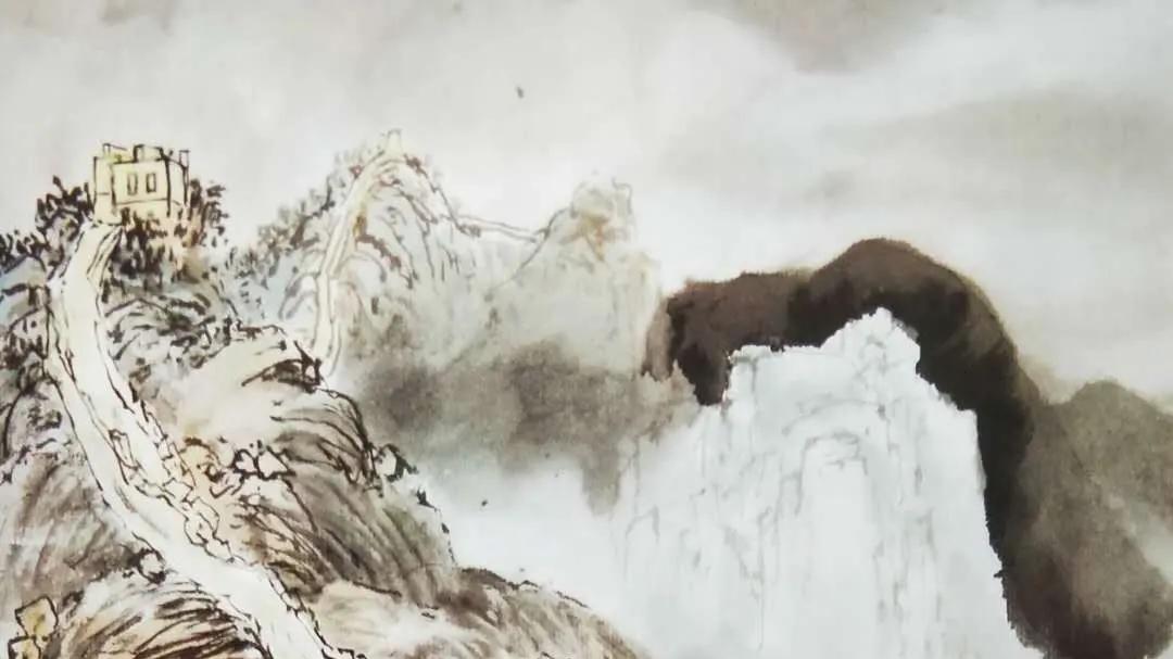 山水画中“岭”的山形特征技法解析